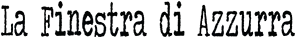 La Finestra di Azzurra