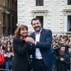 donatella tesei e matteo salvini